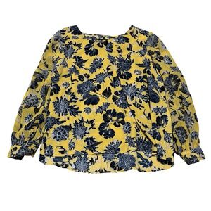 Girl with Curves x Lane Bryant Women's Floral Blouse Top Size 22 - 27 x 27